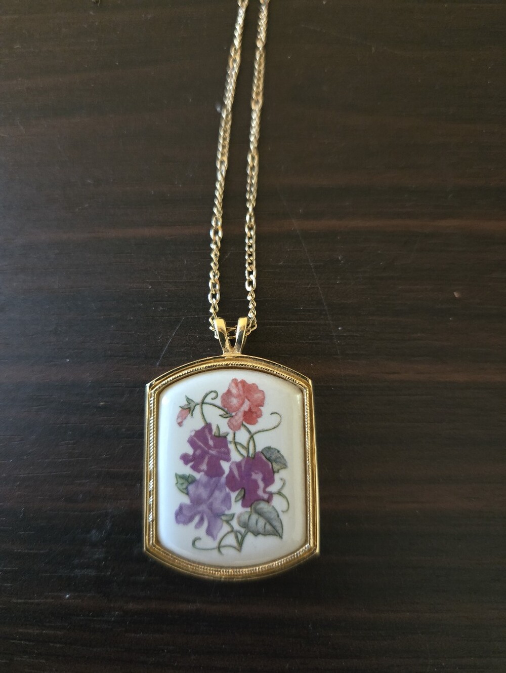 Vintage Avon Floral Necklace